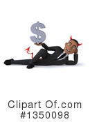 Black Devil Businessman Clipart #1350098 by Julos