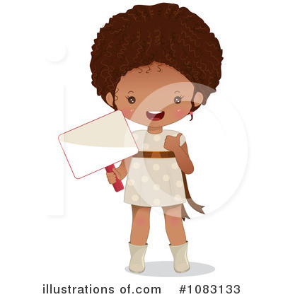 Royalty-Free (RF) Black Girl Clipart Illustration by Melisende Vector - Stock Sample #1083133