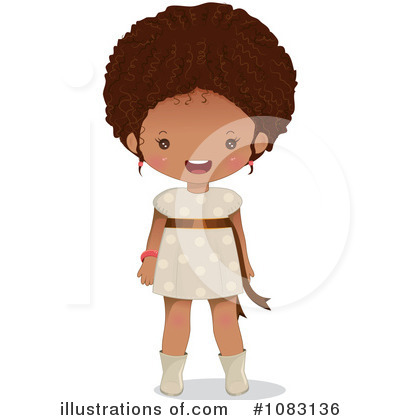 Royalty-Free (RF) Black Girl Clipart Illustration by Melisende Vector - Stock Sample #1083136