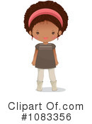 Black Girl Clipart #1083356 by Melisende Vector