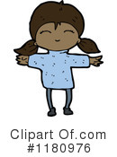 Black Girl Clipart #1180976 by lineartestpilot