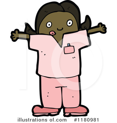 Royalty-Free (RF) Black Girl Clipart Illustration by lineartestpilot - Stock Sample #1180981