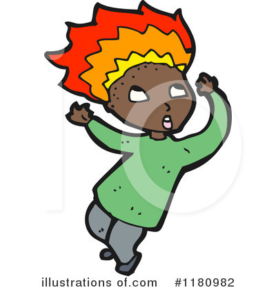 Royalty-Free (RF) Black Girl Clipart Illustration by lineartestpilot - Stock Sample #1180982