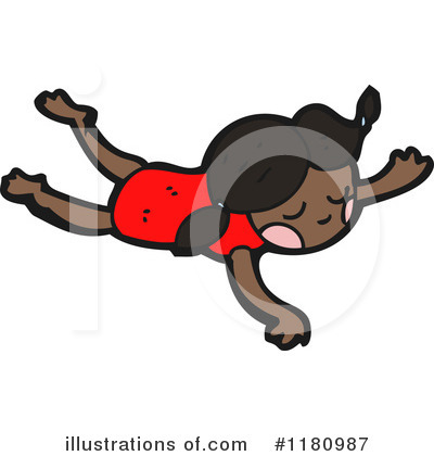 Royalty-Free (RF) Black Girl Clipart Illustration by lineartestpilot - Stock Sample #1180987