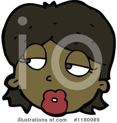 Royalty-Free (RF) Black Girl Clipart Illustration by lineartestpilot - Stock Sample #1180989