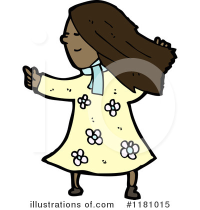 Royalty-Free (RF) Black Girl Clipart Illustration by lineartestpilot - Stock Sample #1181015