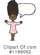 Black Girl Clipart #1188062 by lineartestpilot