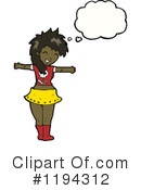 Black Girl Clipart #1194312 by lineartestpilot