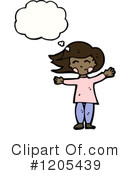 Black Girl Clipart #1205439 by lineartestpilot