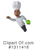 Black Male Chef Clipart #1311416 by Julos