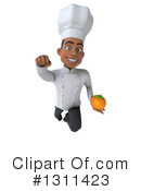 Black Male Chef Clipart #1311423 by Julos