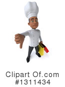 Black Male Chef Clipart #1311434 by Julos