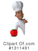 Black Male Chef Clipart #1311491 by Julos