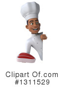 Black Male Chef Clipart #1311529 by Julos