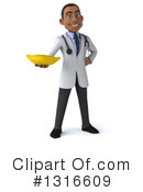 Black Male Doctor Clipart #1316609 by Julos