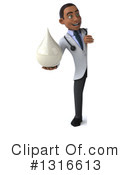 Black Male Doctor Clipart #1316613 by Julos