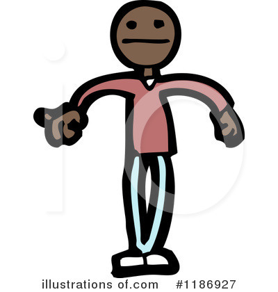 Royalty-Free (RF) Black Man Clipart Illustration by lineartestpilot - Stock Sample #1186927
