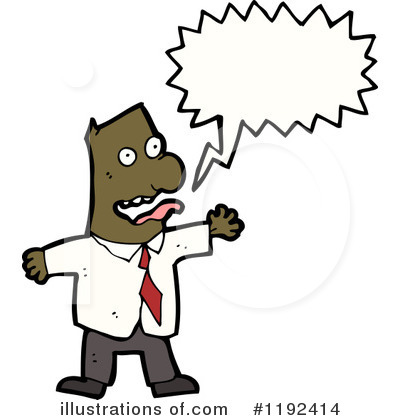 Royalty-Free (RF) Black Man Clipart Illustration by lineartestpilot - Stock Sample #1192414