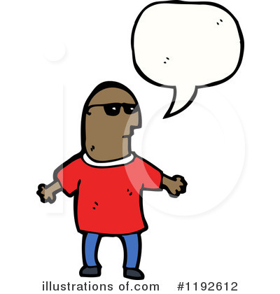 Royalty-Free (RF) Black Man Clipart Illustration by lineartestpilot - Stock Sample #1192612