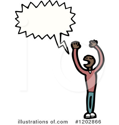 Royalty-Free (RF) Black Man Clipart Illustration by lineartestpilot - Stock Sample #1202866