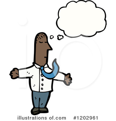 Royalty-Free (RF) Black Man Clipart Illustration by lineartestpilot - Stock Sample #1202961