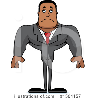 Black Businessman Clipart #1504157 by Cory Thoman