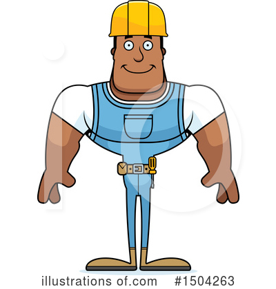 Construction Worker Clipart #1504263 by Cory Thoman