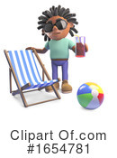 Black Man Clipart #1654781 by Steve Young