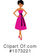 Black Woman Clipart #1073221 by Monica
