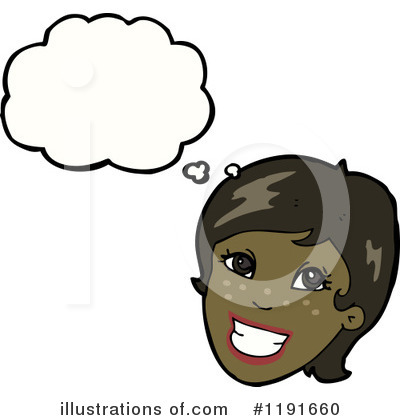 Royalty-Free (RF) Black Woman Clipart Illustration by lineartestpilot - Stock Sample #1191660