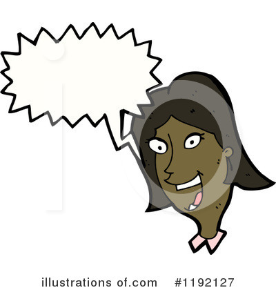 Royalty-Free (RF) Black Woman Clipart Illustration by lineartestpilot - Stock Sample #1192127