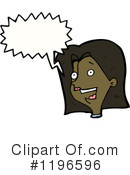 Black Woman Clipart #1196596 by lineartestpilot