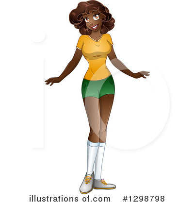 Royalty-Free (RF) Black Woman Clipart Illustration by Liron Peer - Stock Sample #1298798