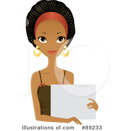 Royalty-Free (RF) Black Woman Clipart Illustration by Melisende Vector - Stock Sample #89233