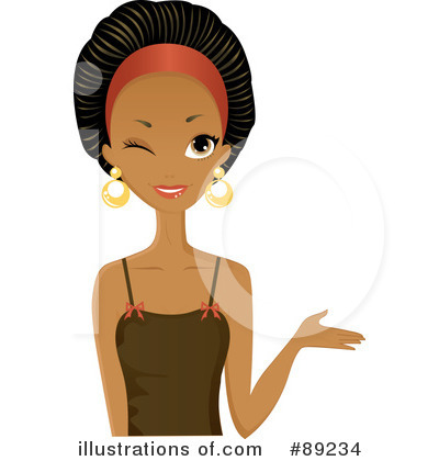 Black Woman Clipart #89234 by Melisende Vector