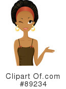 Black Woman Clipart #89234 by Melisende Vector