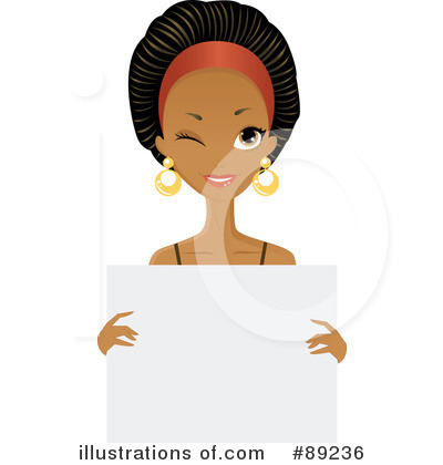 Royalty-Free (RF) Black Woman Clipart Illustration by Melisende Vector - Stock Sample #89236