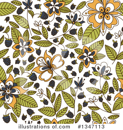 Floral Background Clipart #1347113 by Vector Tradition SM