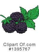 Blackberry Clipart #1395767 by Vector Tradition SM