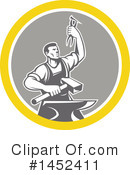 Blacksmith Clipart #1452411 by patrimonio