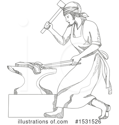 Royalty-Free (RF) Blacksmith Clipart Illustration by patrimonio - Stock Sample #1531526