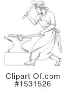 Blacksmith Clipart #1531526 by patrimonio