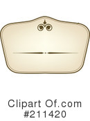 Blank Label Clipart #211420 by Eugene