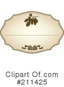 Blank Label Clipart #211425 by Eugene