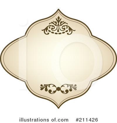 Royalty-Free (RF) Blank Label Clipart Illustration by Eugene - Stock Sample #211426