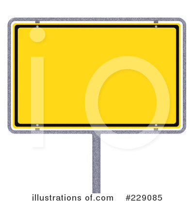 Royalty-Free (RF) Blank Sign Clipart Illustration by stockillustrations - Stock Sample #229085