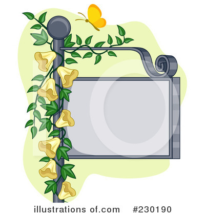 Royalty-Free (RF) Blank Sign Clipart Illustration by BNP Design Studio - Stock Sample #230190
