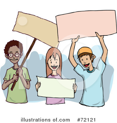 Royalty-Free (RF) Blank Sign Clipart Illustration by PlatyPlus Art - Stock Sample #72121