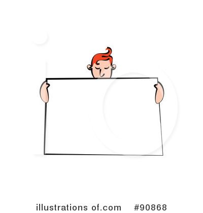 Royalty-Free (RF) Blank Sign Clipart Illustration by Prawny - Stock Sample #90868