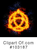 Blazing Symbol Clipart #103187 by Michael Schmeling